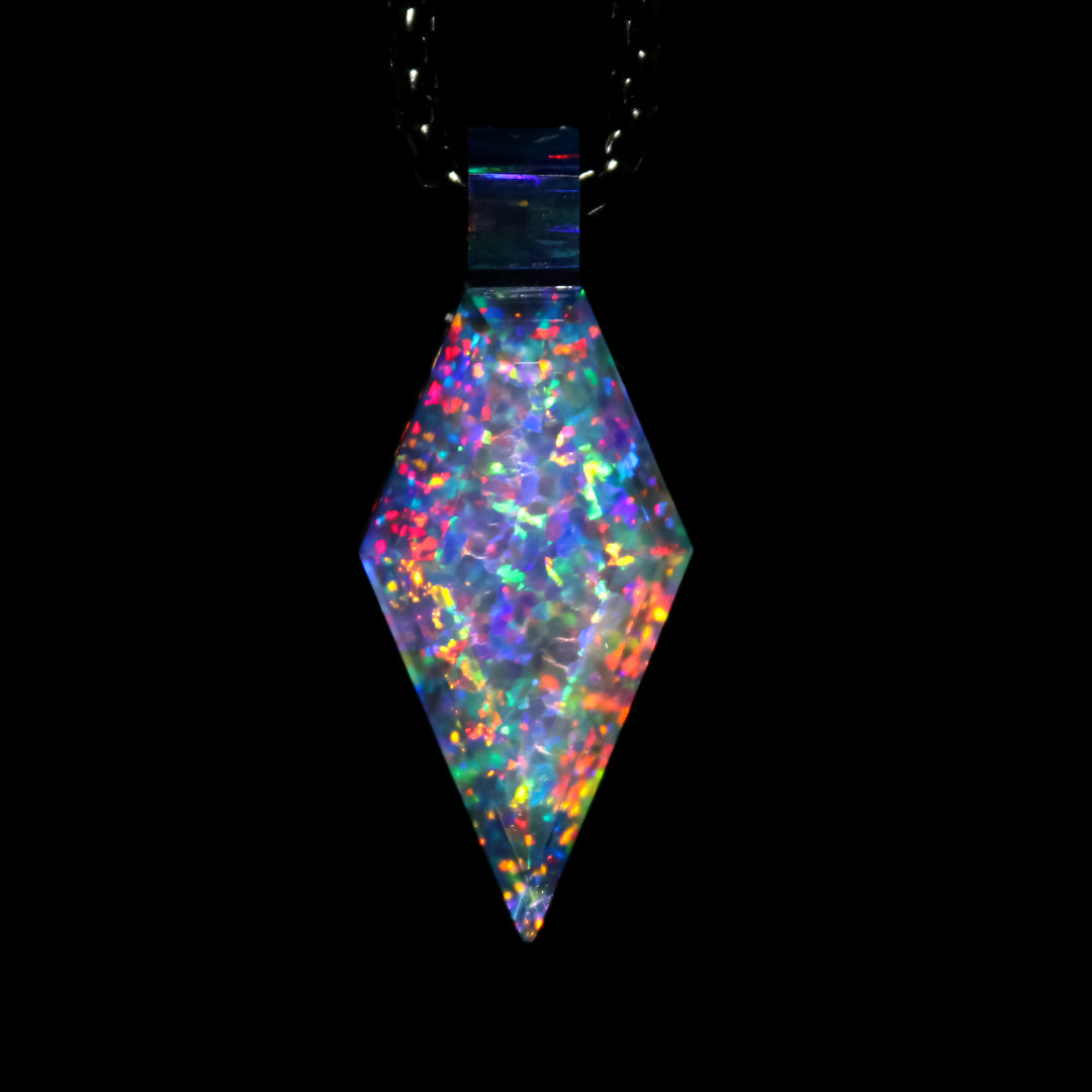 Cosmic Crystal Opal Pendant