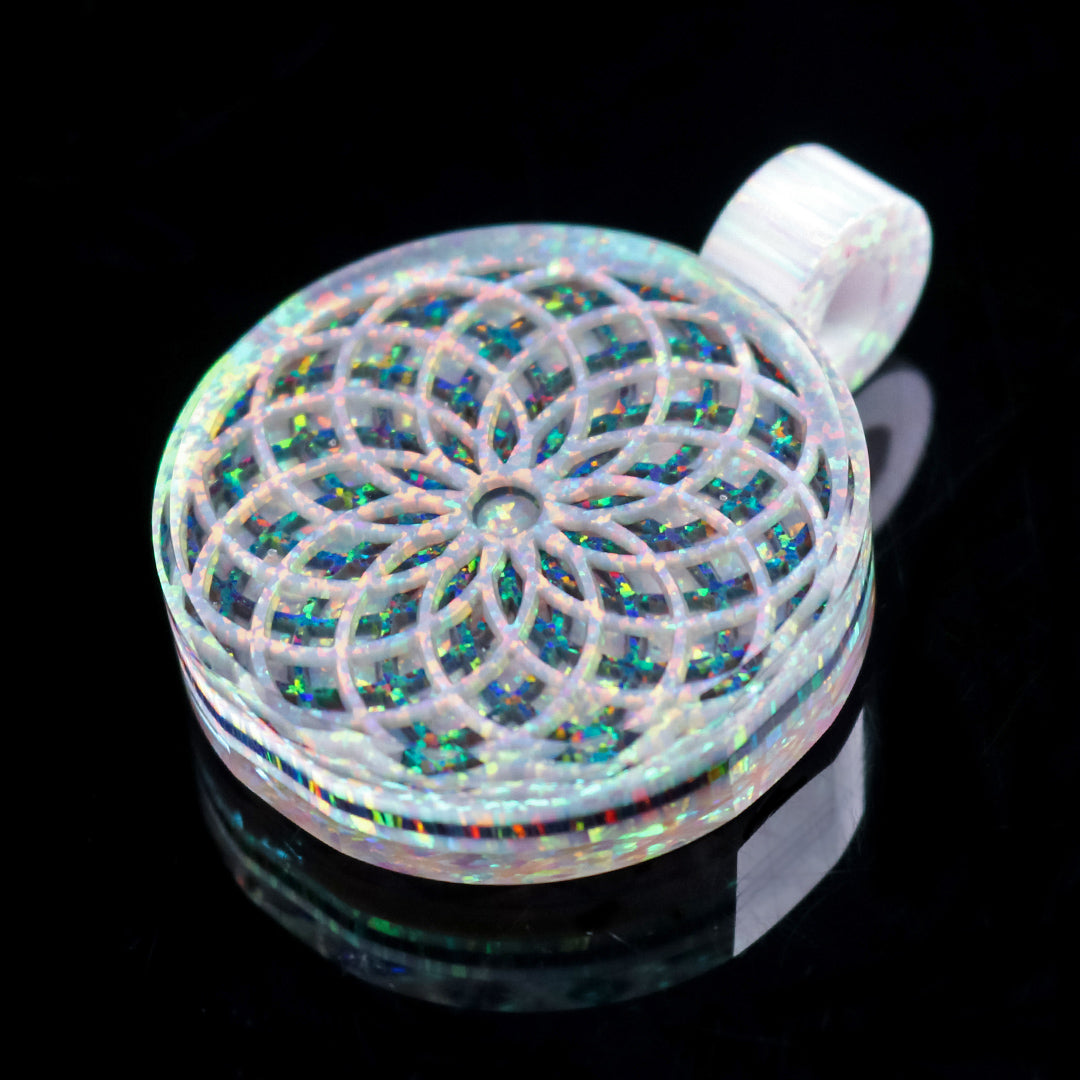 Triple Stack Retticello Opal Pendant