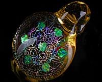 Subtl CFL Terps 7 Opal Metatrons Cube Pendant